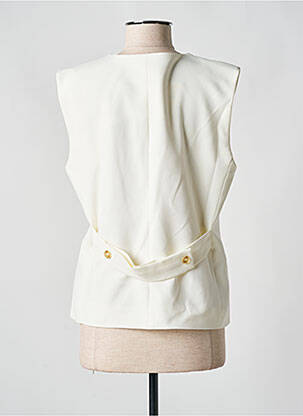Gilet sans manche doublure beige LES ACOLYTES femme