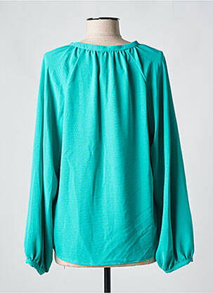 Blouse manches longues manches longues vert EMA BLUE'S femme