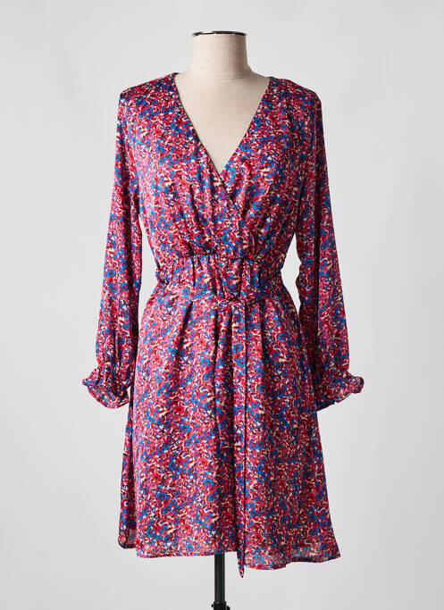 Robe courte rouge IKOONE&BIANKA pour femme