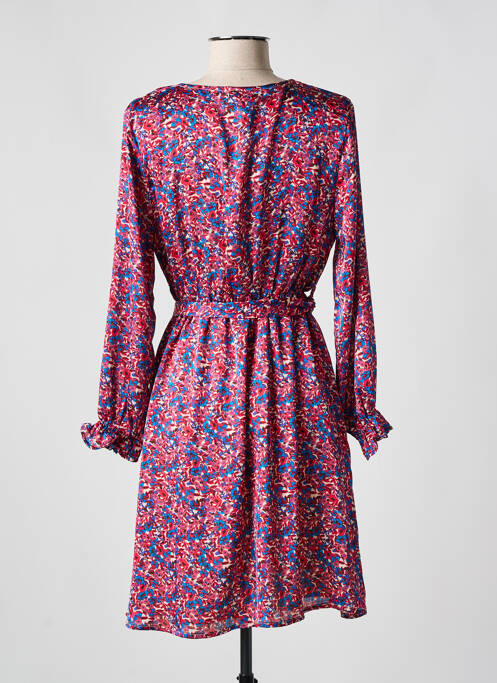 Robe courte rouge IKOONE&BIANKA pour femme