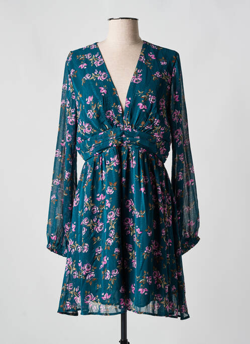 Robe courte vert EMMA ELLA pour femme