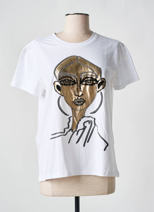 T-shirt beige JS MILLENIUM pour femme