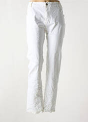 Jeans coupe slim blanc KAROSTAR pour femme seconde vue