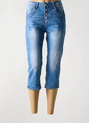 Jeans coupe slim bleu KAROSTAR pour femme seconde vue