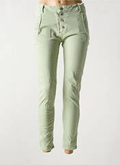 Jeans coupe slim vert MELLY & CO pour femme seconde vue