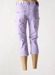 Jeans coupe slim violet KAROSTAR pour femme seconde vue