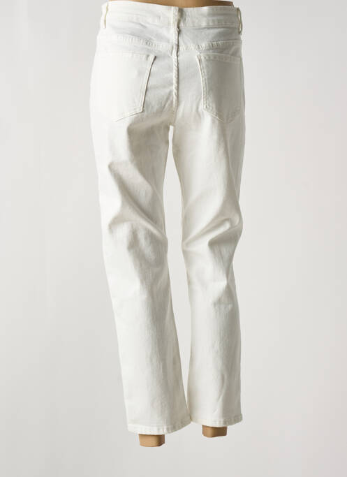 Jeans coupe droite blanc SARAH JOHN pour femme