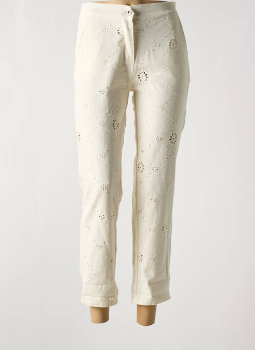 Jeans coupe slim beige KEZY pour femme