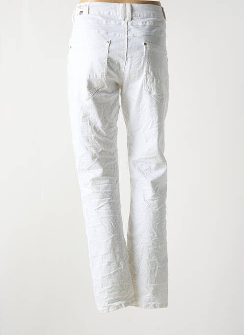 Jeans coupe slim blanc KAROSTAR pour femme