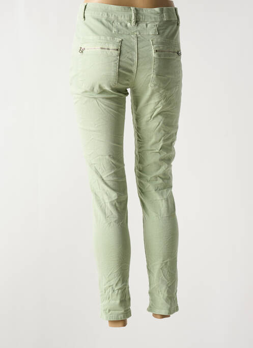 Jeans coupe slim vert MELLY & CO pour femme