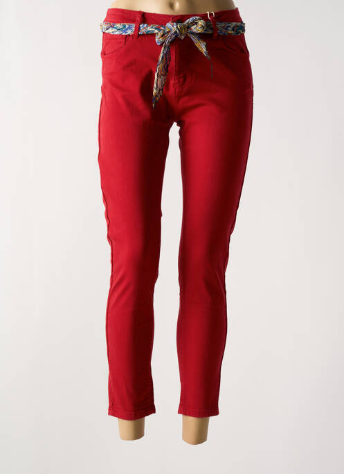 Jeans skinny rouge ONADO pour femme