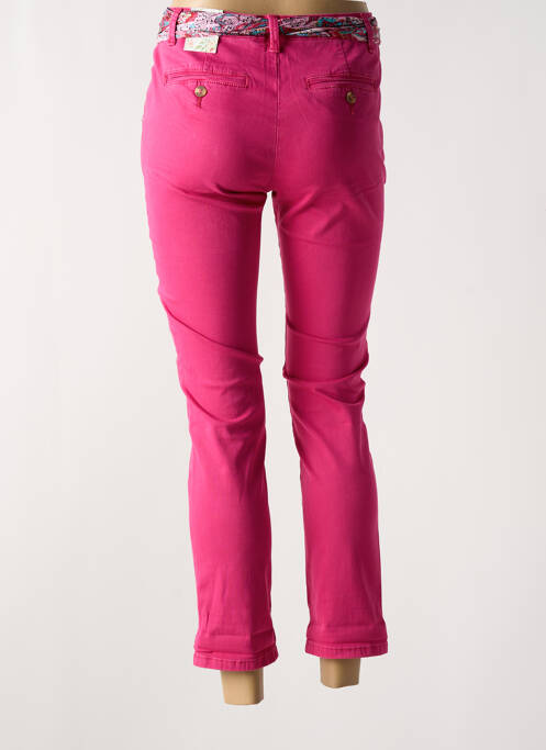 Pantalon chino rose ONADO pour femme