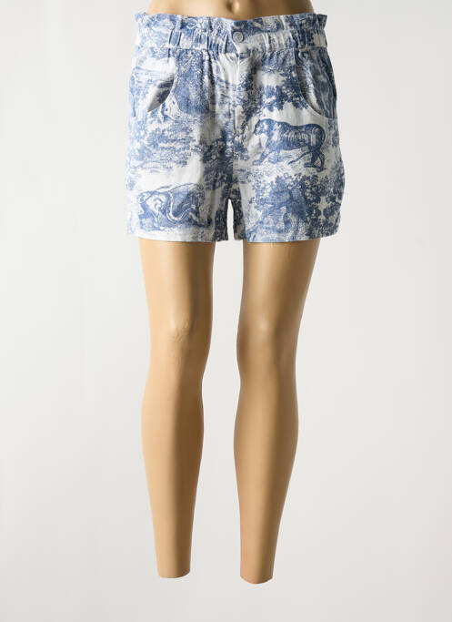 Short bleu DROLE DE COPINE pour femme