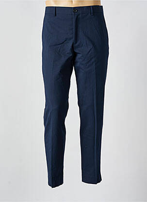 Pantalon chino tissage popeline taille normale bleu SELECTED homme