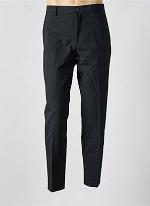 Pantalon chino tissage popeline taille normale noir SELECTED homme