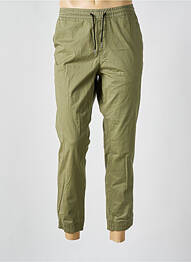 Pantalon 7/8 taille élastique vert JACK & JONES homme