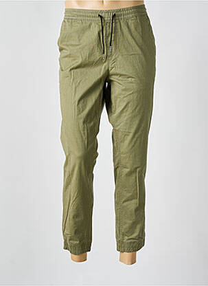 Pantalon 7/8 taille élastique vert JACK & JONES homme
