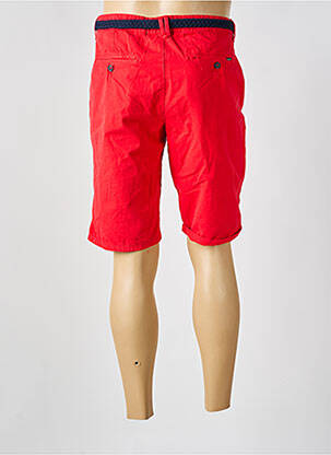 Bermuda coupe droite rouge GARCIA homme