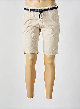 Bermuda coupe droite beige GARCIA homme