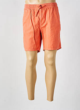 Bermuda coupe droite orange SUPERDRY homme