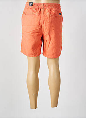 Bermuda coupe droite orange SUPERDRY homme