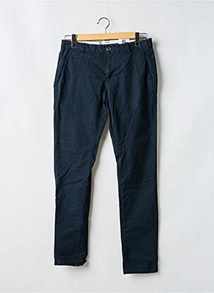 Pantalon chino tissage chiné taille normale bleu GARCIA homme