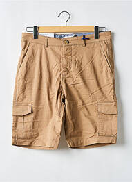 Bermuda stretch taille normale beige PRIVATE BLUE homme