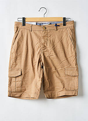 Bermuda stretch taille normale beige PRIVATE BLUE homme
