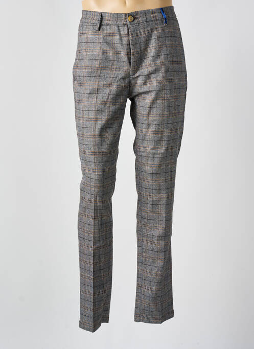 Pantalon chino gris PRIVATE BLUE pour homme