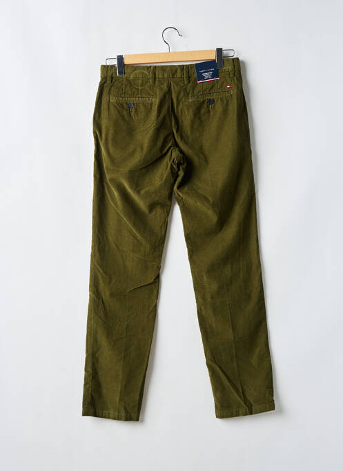Pantalon droit vert TOMMY HILFIGER pour homme