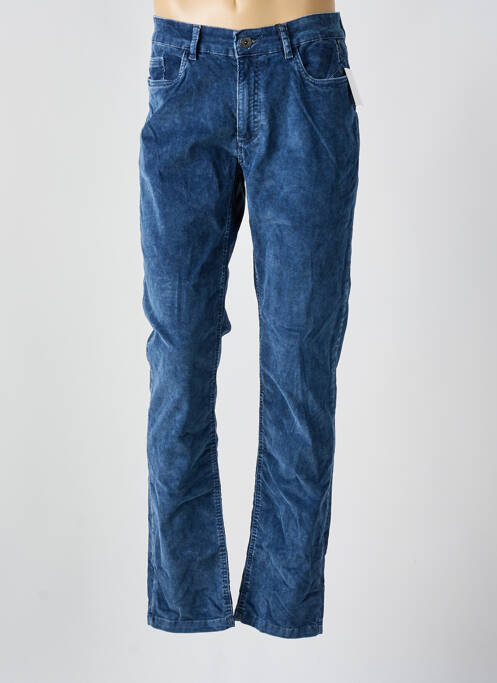 Pantalon slim bleu DELAHAYE pour homme