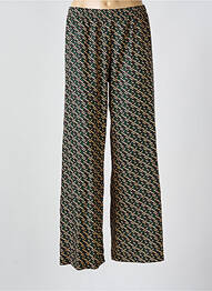 Pantalon droit taille élastique vert IMPERIAL femme