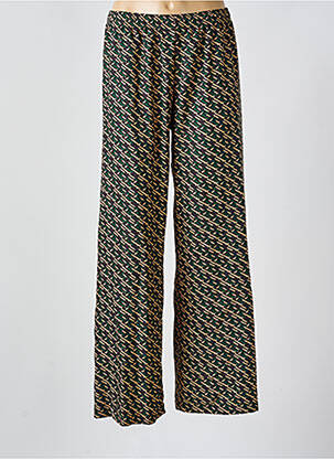 Pantalon droit taille élastique vert IMPERIAL femme