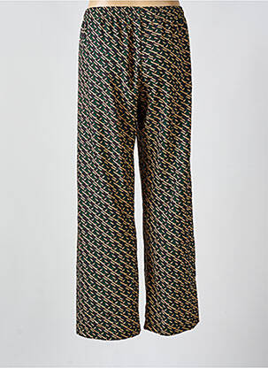 Pantalon droit taille élastique vert IMPERIAL femme