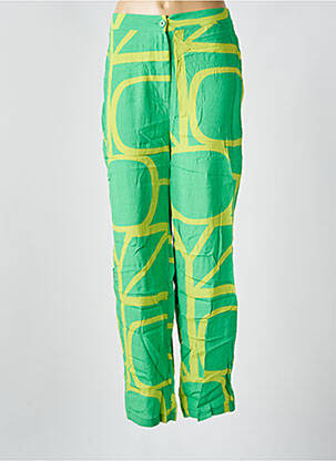 Pantalon droit taille haute taille haute vert ONLY femme