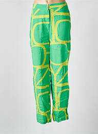Pantalon droit taille haute taille haute vert ONLY femme