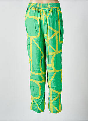 Pantalon droit taille haute taille haute vert ONLY femme