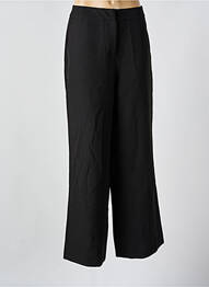 Pantalon droit fermeture zippée sous rabat avec crochet taille normale noir VERO MODA femme