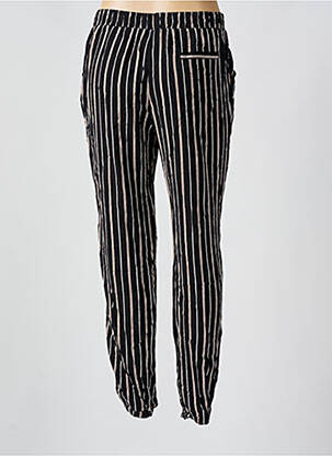 Pantalon droit taille élastique taille normale noir ZABAIONE femme