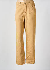 Jeans coupe droite beige LE FABULEUX MARCEL DE BRUXELLES pour femme seconde vue
