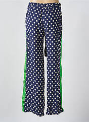 Pantalon droit bleu AMELIE & AMELIE pour femme seconde vue