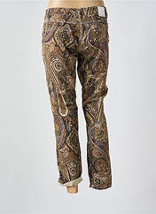 Pantalon droit marron PLEASE pour femme seconde vue