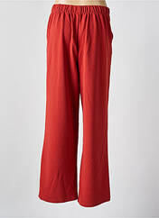 Pantalon droit rouge VERO MODA pour femme seconde vue