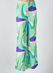 Pantalon droit vert MORGAN pour femme seconde vue