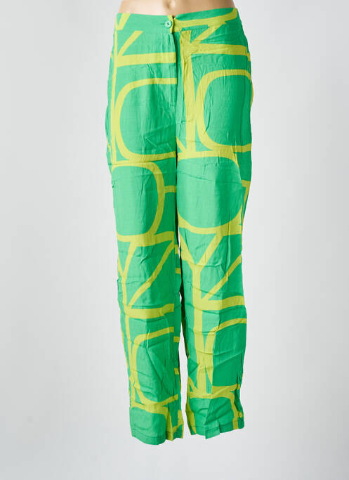 Pantalon droit taille haute taille haute vert ONLY femme