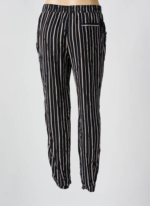 Pantalon droit taille élastique taille normale noir ZABAIONE femme