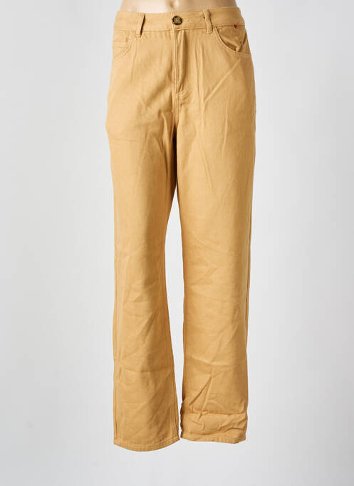 Jeans coupe droite beige LE FABULEUX MARCEL DE BRUXELLES pour femme