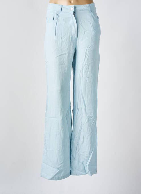 Pantalon droit bleu MANGO pour femme