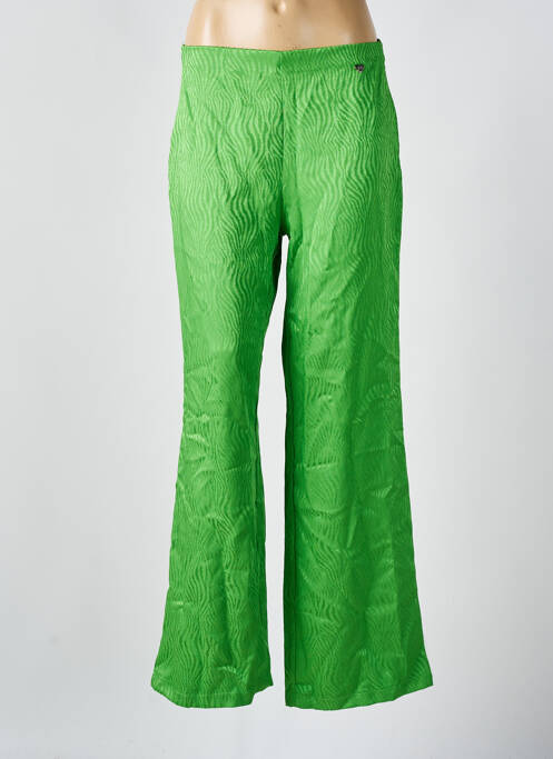 Pantalon droit vert AMELIE & AMELIE pour femme