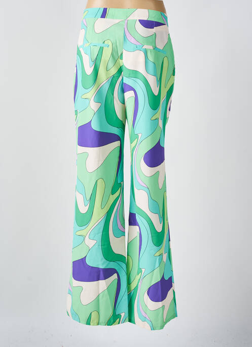 Pantalon droit vert MORGAN pour femme